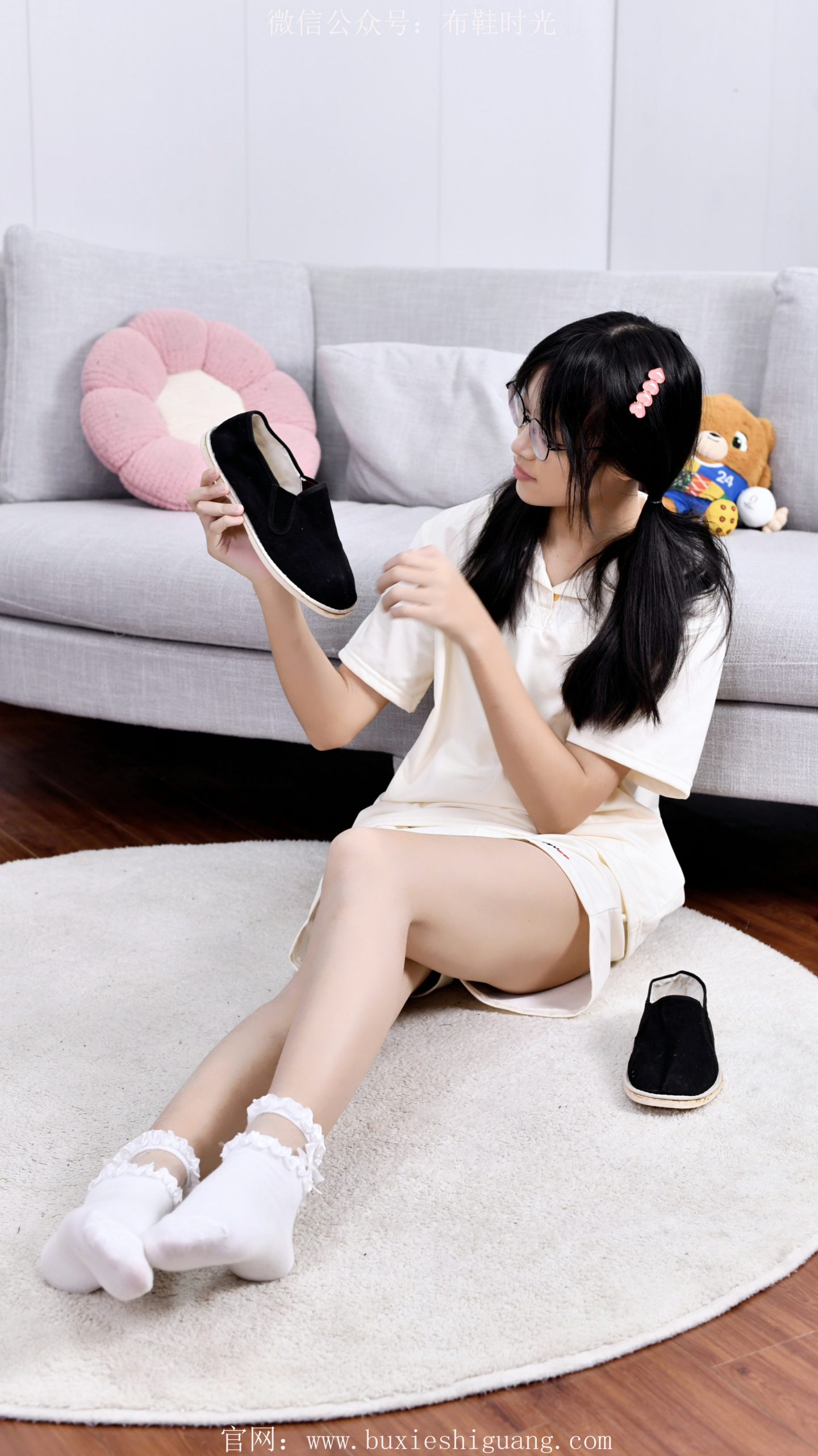 291/小念~【方口布鞋】软袜配布鞋，轻姿漾房间甜意。