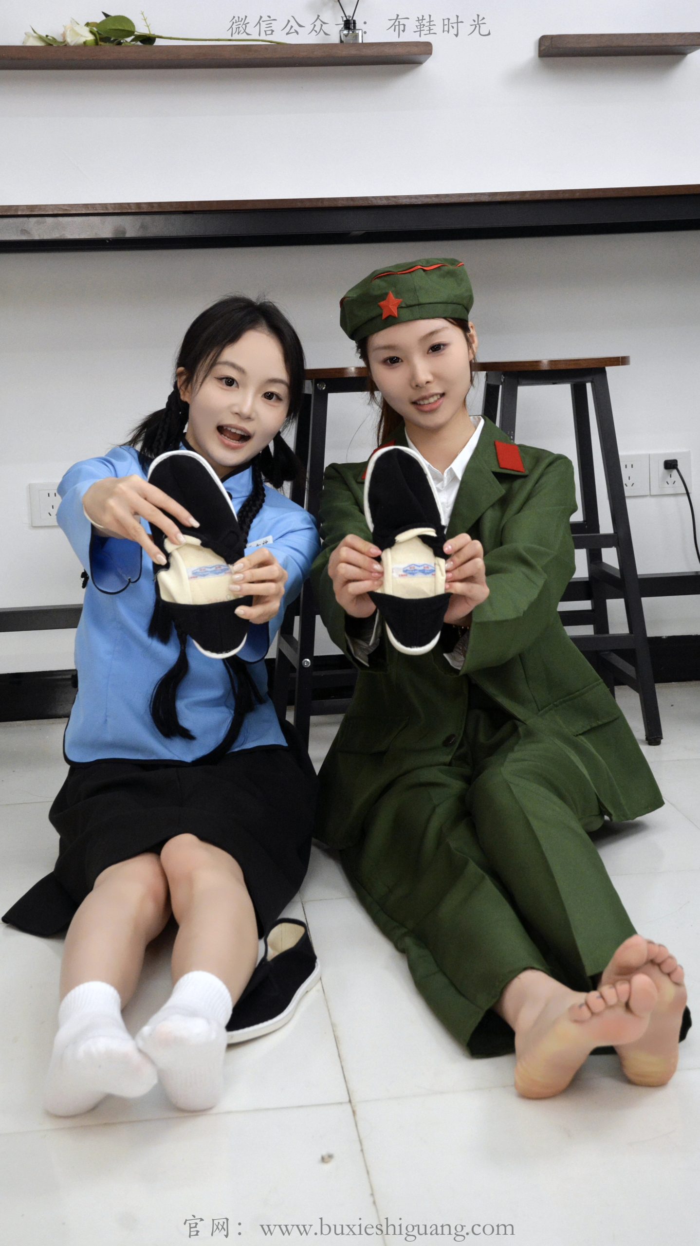 327/青子、双双~【岁月芳华】与民国风碰撞，鞋袜特写定格复古时光。