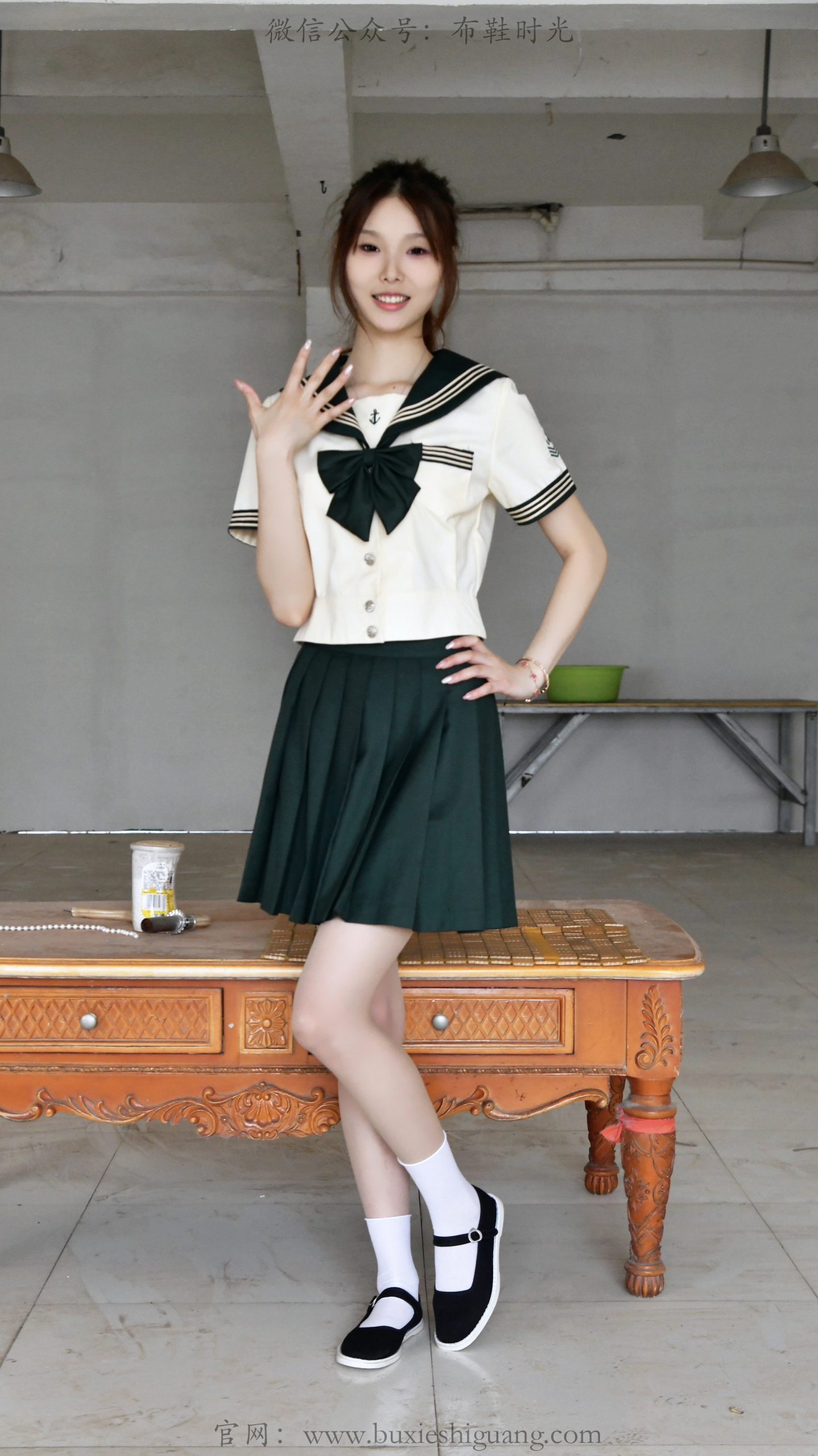 352/青子~【废弃JK】水手服撞工业风，布鞋藏少女元气。