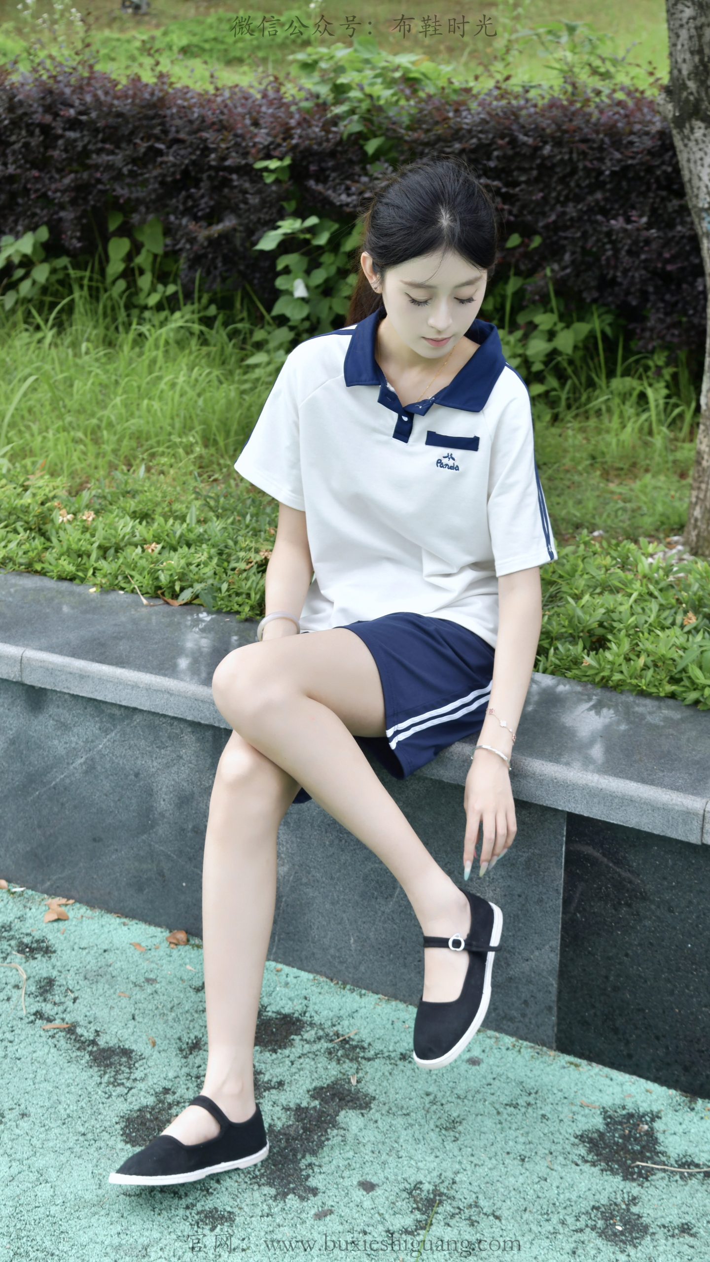 363/小清~【青衫年少】林间身着清爽校服，一举一动尽藏青春气息。